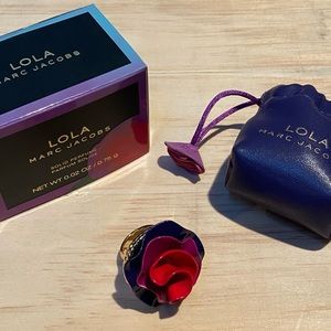 Marc Jacobs Purple and Red Flower Ring